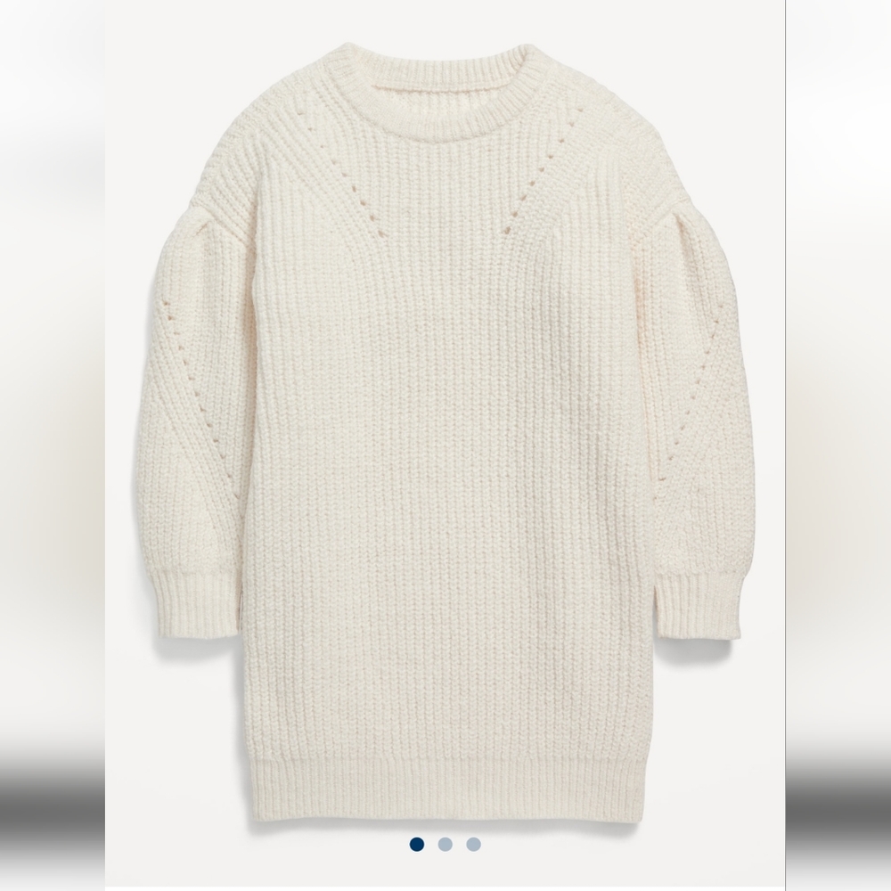 NWT OLD NAVY CREAM SWEATER DRESS
